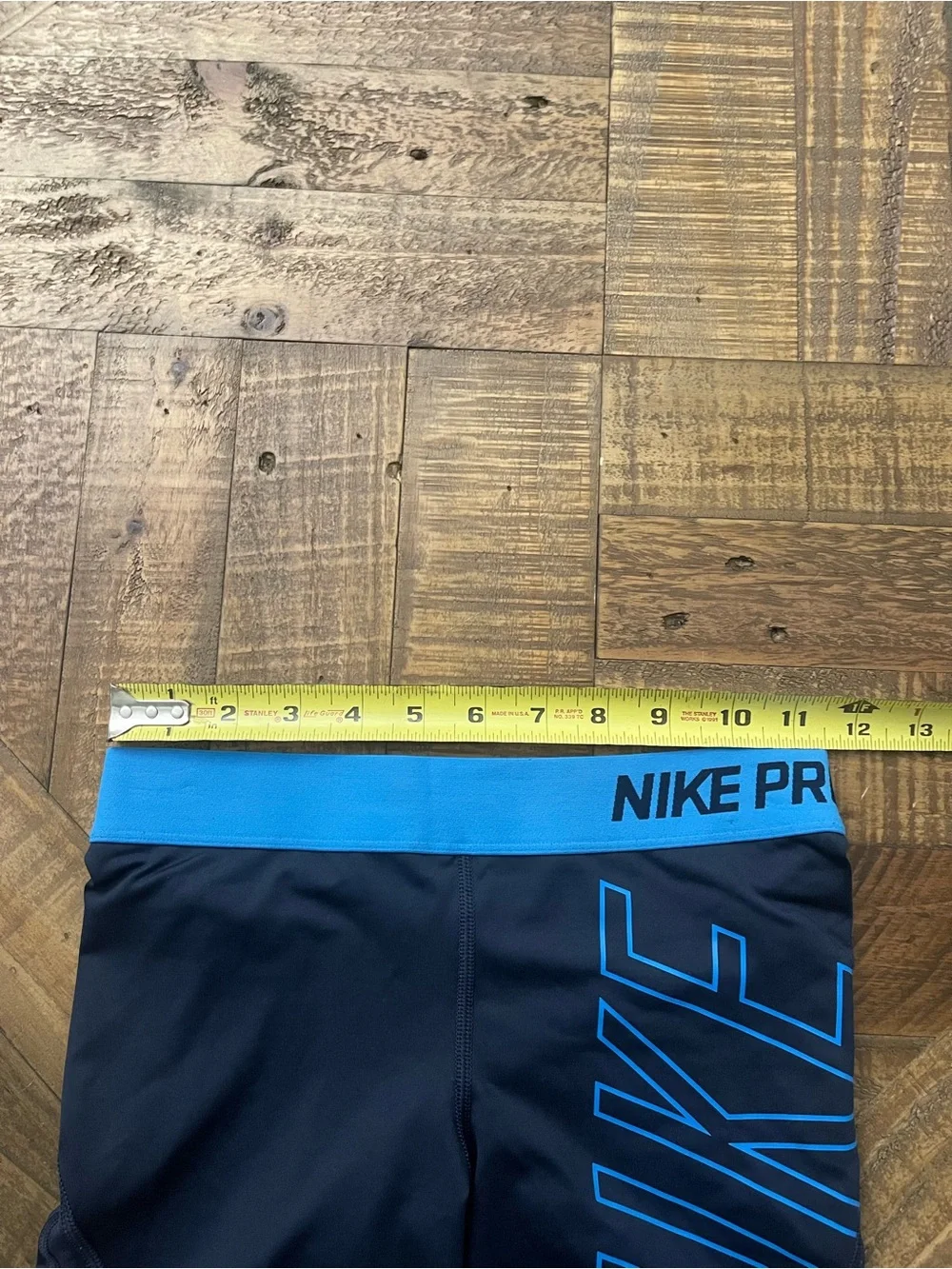 Nike Pro Hypercool Women's Training Capri Tights - Navy Blue/Light Blue